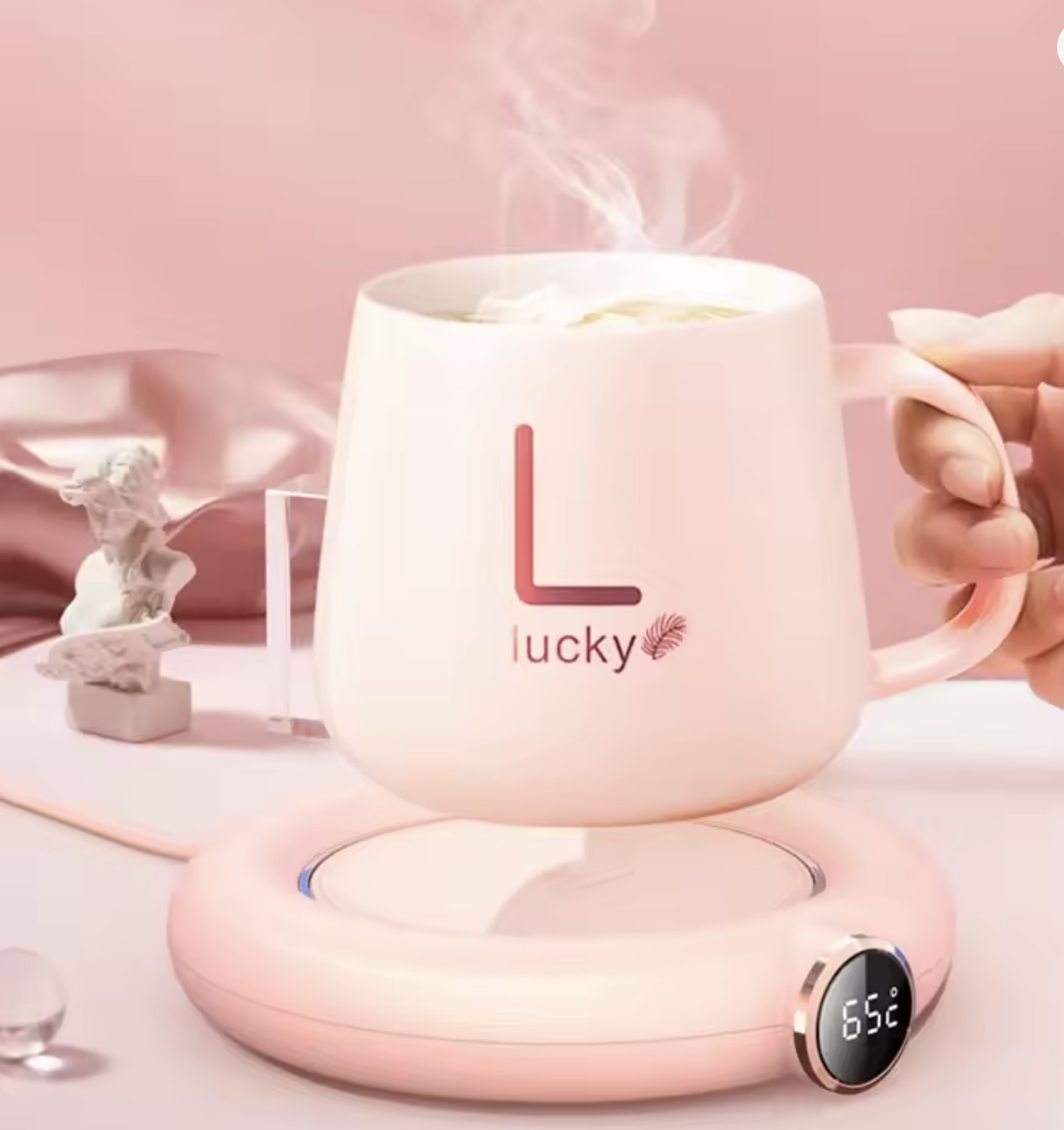 Calentador de tazas de café USB para té, leche, agua, bebidas, 3 temperaturas, calentador de tazas de bebidas eléctrico para el hogar, oficina.